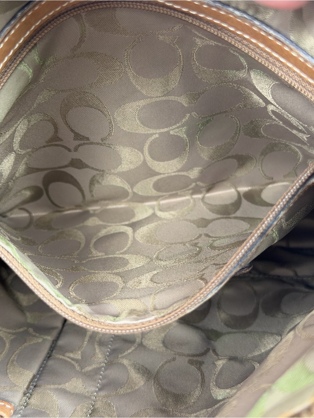 Coach Y2K Legacy Leather Shoulder Bag Tan Brown Bucket Crossbody Vintage 9328 - Picture 8 of 14
